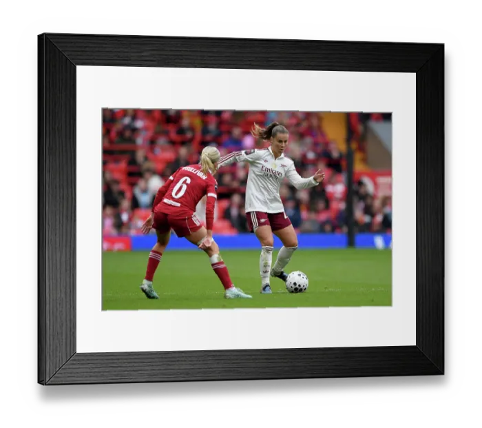 Framed Print : Liverpool v Arsenal - Barclays Women's Super League Liverpool v Arsenal - Barclays Women's Super League