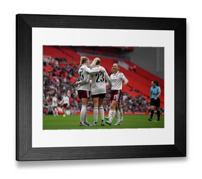 Framed Print : Liverpool v Arsenal - Barclays Women's Super League Liverpool v Arsenal - Barclays Women's Super League