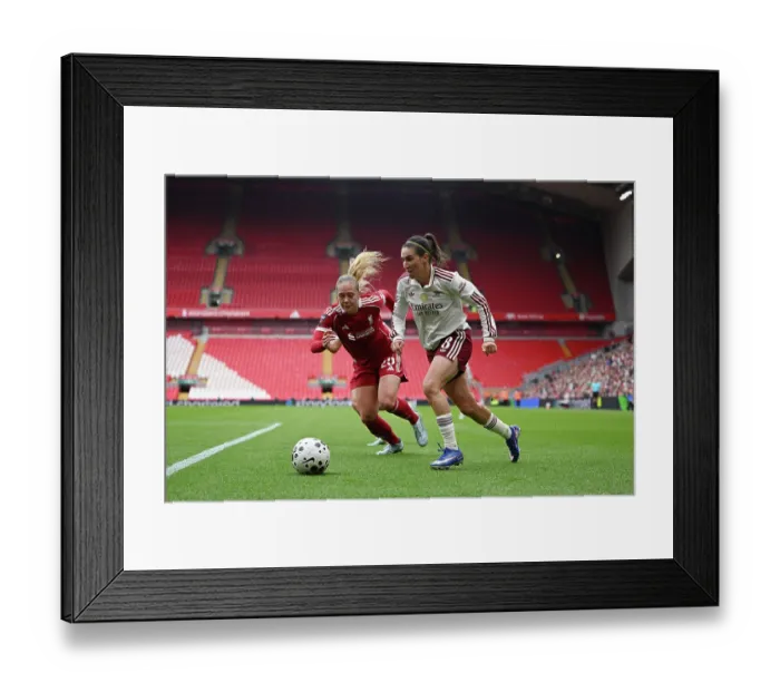Framed Print : Liverpool v Arsenal - Barclays Women's Super League Liverpool v Arsenal - Barclays Women's Super League
