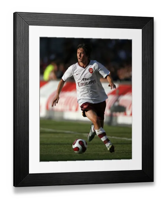 Framed Print : Tomas Rosicky's Game-Winning Performance: Arsenal's 1-0 Pre-Season Victory Over Salzburg, 2007
