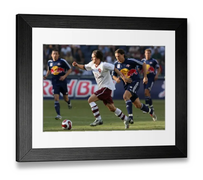 Framed Print : Tomas Rosicky (Arsenal) Rene Aufhauser (Salzburg)