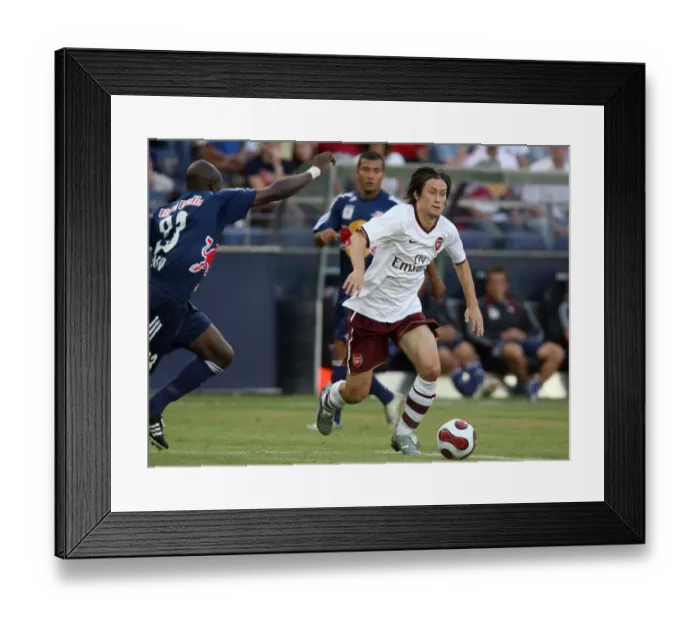 Framed Print : Tomas Rosicky (Arsenal) Ibrahim Sekagya (Salzburg)