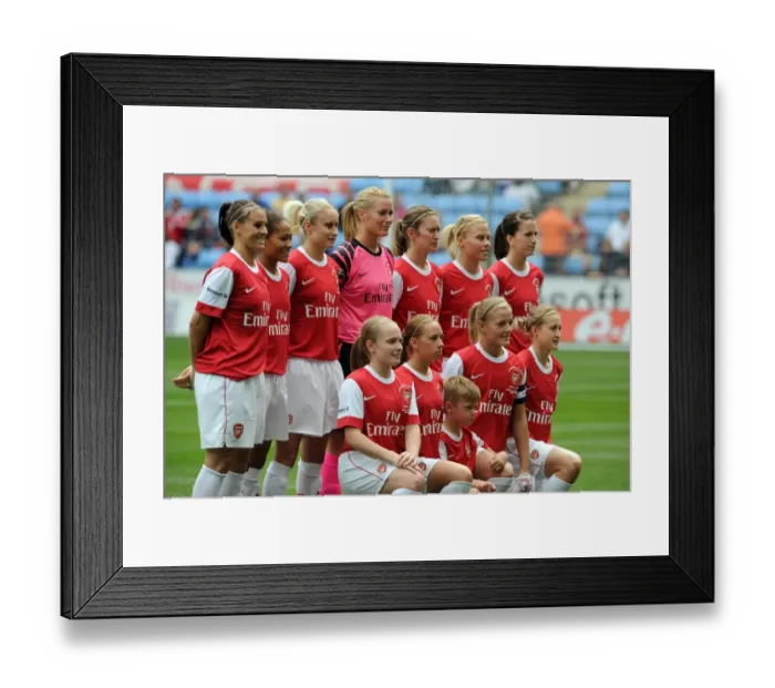 Framed Print : Arsenal Team Group. Arsenal Ladies 2: 0 Bristol Academy. Womens FA Cup Final Framed Print : Arsenal Team Group. Arsenal Ladies 2: 0 Bristol Academy. Womens FA Cup Final