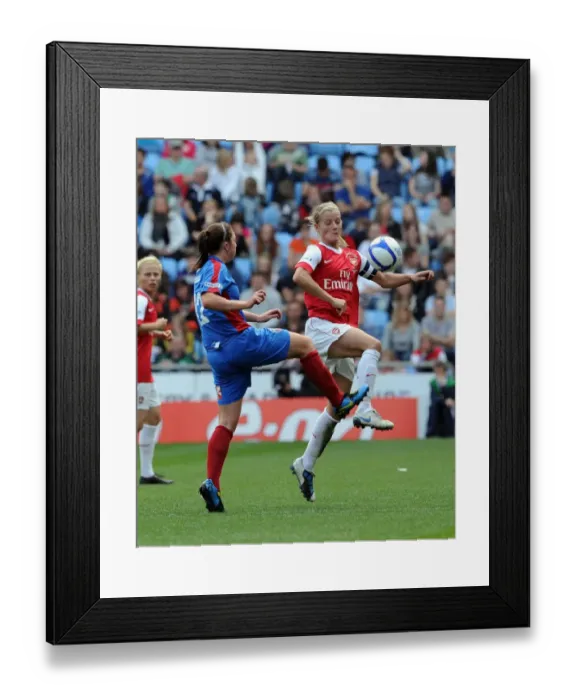 Framed Print : Arsenal's Katie Chapman Scores in FA Cup Final Victory over Bristol's Molly Clark (2:0) Framed Print : Arsenal's Katie Chapman Scores in FA Cup Final Victory over Bristol's Molly Clark (2:0)