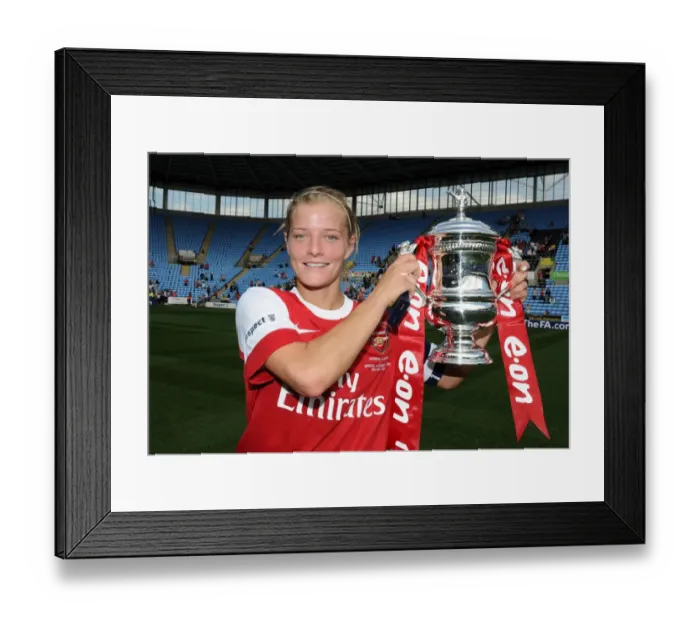 Framed Print : Katie Chapman with the FA Cup: Arsenal Ladies Celebrate Victory over Bristol Academy Framed Print : Katie Chapman with the FA Cup: Arsenal Ladies Celebrate Victory over Bristol Academy
