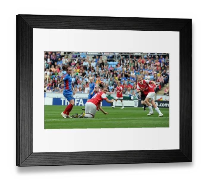 Framed Print : Julie Fleeting scores Arsenals 2nd goal. Arsenal Ladies 2: 0 Bristol Academy Framed Print : Julie Fleeting scores Arsenals 2nd goal. Arsenal Ladies 2: 0 Bristol Academy