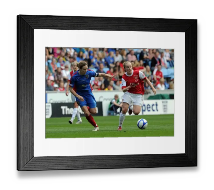 Framed Print : Arsenal's Kim Little Scores in FA Cup Final Victory over Bristol Academy (2:0)