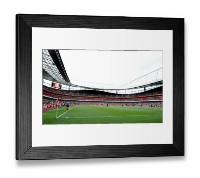Framed Print : Arsenal 1:2 Aston Villa - Defiant Villa Stun Arsenal at Emirages Stadium, Barclays Premier League