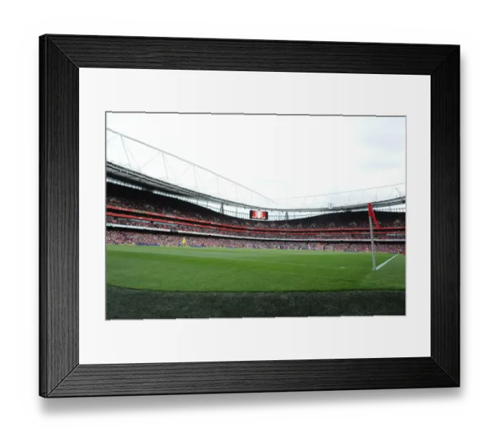 Framed Print : Arsenal Suffer 1:2 Defeat to Aston Villa in Barclays Premier League at Emirates Stadium