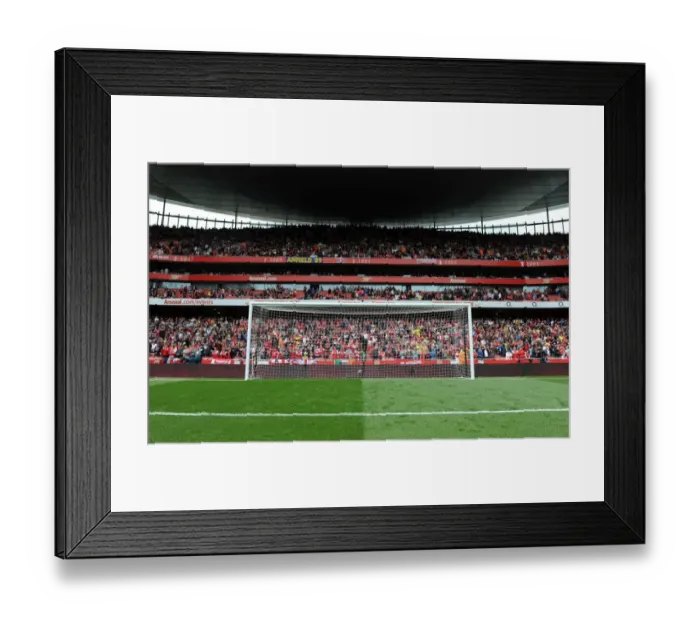Framed Print : Arsenal vs Aston Villa: Unforgettable Goal at the North Bank, Emirates Stadium (15 / 5 / 11) Framed Print : Arsenal vs Aston Villa: Unforgettable Goal at the North Bank, Emirates Stadium (15 / 5 / 11)