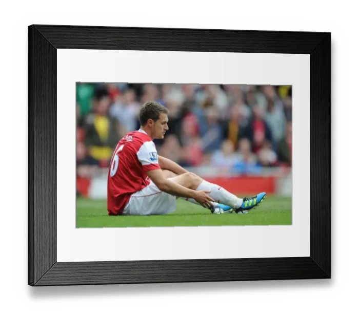 Framed Print : Aaron Ramsey's Heartbreaking Goal in Arsenal's 1:2 Defeat to Aston Villa, Barclays Premier League (2010-11) Framed Print : Aaron Ramsey's Heartbreaking Goal in Arsenal's 1:2 Defeat to Aston Villa, Barclays Premier League (2010-11)