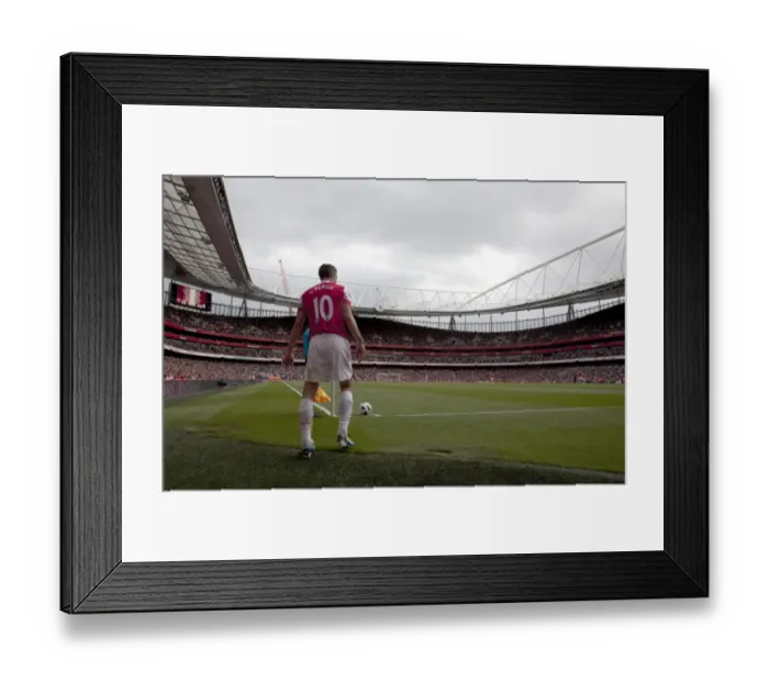 Framed Print : Robin van Persie (Arsenal). Arsenal 1: 2 Aston Villa. Barclays Premier League