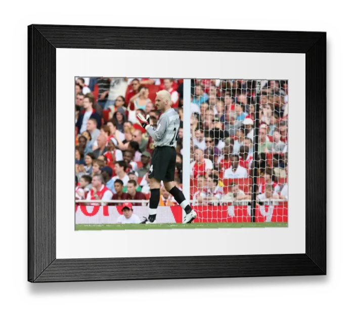Framed Print : Manuel Almunia's Triumph: Arsenal 2-1 Paris Saint-Germain, Emirates Cup 2007 Framed Print : Manuel Almunia's Triumph: Arsenal 2-1 Paris Saint-Germain, Emirates Cup 2007