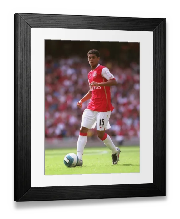 Framed Print : Denilson's Triumph: Arsenal's 2-1 Victory over Paris Saint-Germain at Emirates Cup 2007
