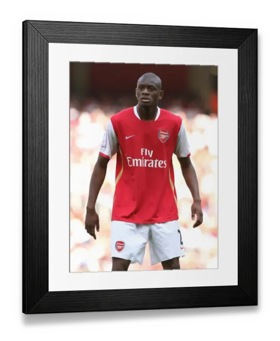 Framed Print : Abou Diaby's Game-Winning Goal: Arsenal's Victory Over Paris Saint-Germain in the Emirates Cup 2007