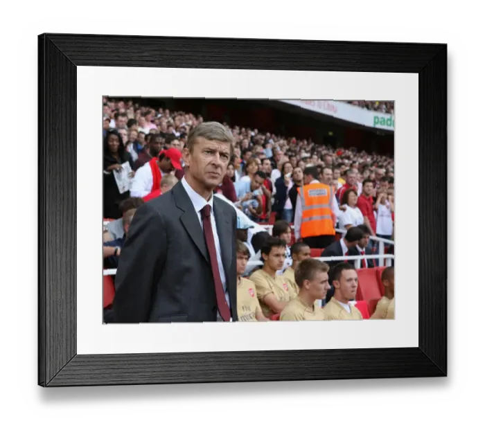 Framed Print : Arsene Wenger Guides Arsenal to 2-1 Victory over Inter Milan at Emirates Cup, 2007 Framed Print : Arsene Wenger Guides Arsenal to 2-1 Victory over Inter Milan at Emirates Cup, 2007