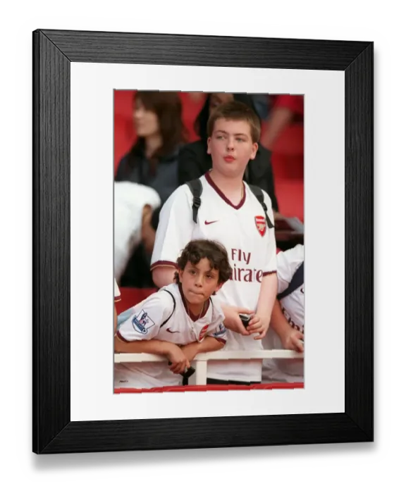 Framed Print : Arsenal fans Framed Print : Arsenal fans