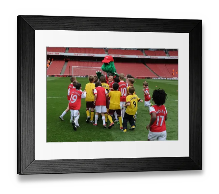 Framed Print : Determined Young Gunner Shines in Arsenal's 1:2 Loss to Aston Villa, Emiras Stadium, 2011