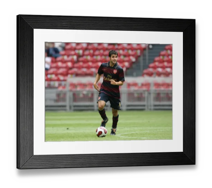 Framed Print : Cesc Fabregas: Leading Arsenal to Victory at Amsterdam Tournament (2007)