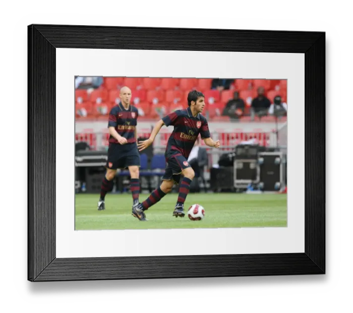 Framed Print : Cesc Fabregas: Arsenal's Victory Leader vs. Lazio, Amsterdam Tournament (2007)