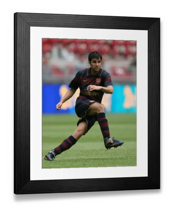 Framed Print : Cesc Fabregas: Arsenal's Leader in 2-1 Amsterdam Tournament Win over Lazio Framed Print : Cesc Fabregas: Arsenal's Leader in 2-1 Amsterdam Tournament Win over Lazio