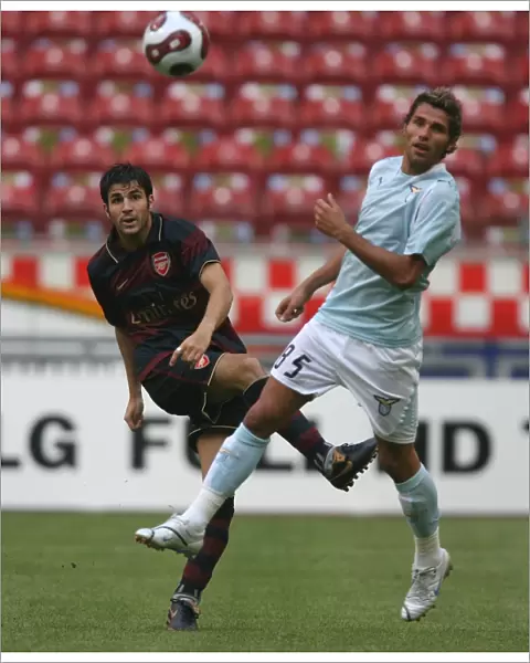 Cesc Fabregas (Arsenal) Valon Behrami (Lazio)