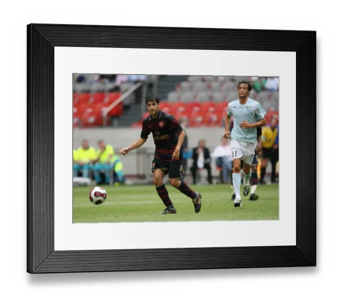 Framed Print : Cesc Fabregas (Arsenal) Stefano Mauri (Lazio) Framed Print : Cesc Fabregas (Arsenal) Stefano Mauri (Lazio)
