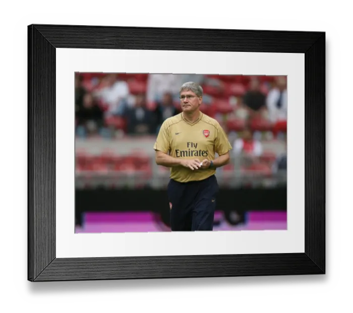 Framed Print : Arsenal assistant manager Pat Rice