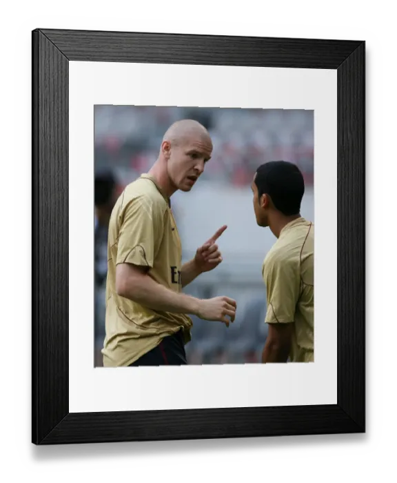 Framed Print : Arsenal's Victory over Lazio: Philippe Senderos's Standout Performance (2-1), Amsterdam Tournament 2007 Framed Print : Arsenal's Victory over Lazio: Philippe Senderos's Standout Performance (2-1), Amsterdam Tournament 2007