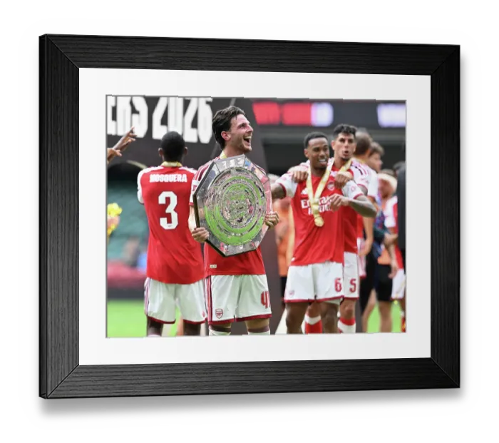 Framed Print : Arsenal v Manchester City - 2026 FA Community Shield Framed Print : Arsenal v Manchester City - 2026 FA Community Shield