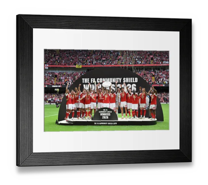 Framed Print : Arsenal v Manchester City - 2026 FA Community Shield Framed Print : Arsenal v Manchester City - 2026 FA Community Shield