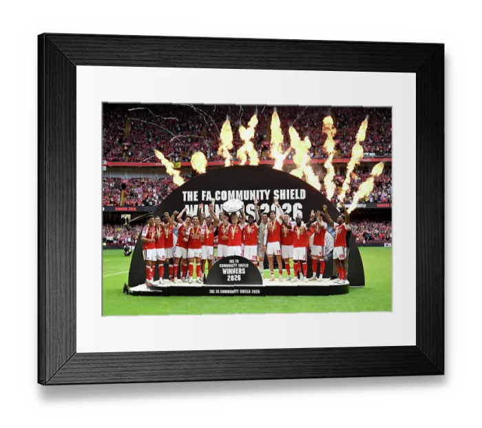 Framed Print : Arsenal v Manchester City - 2026 FA Community Shield Framed Print : Arsenal v Manchester City - 2026 FA Community Shield