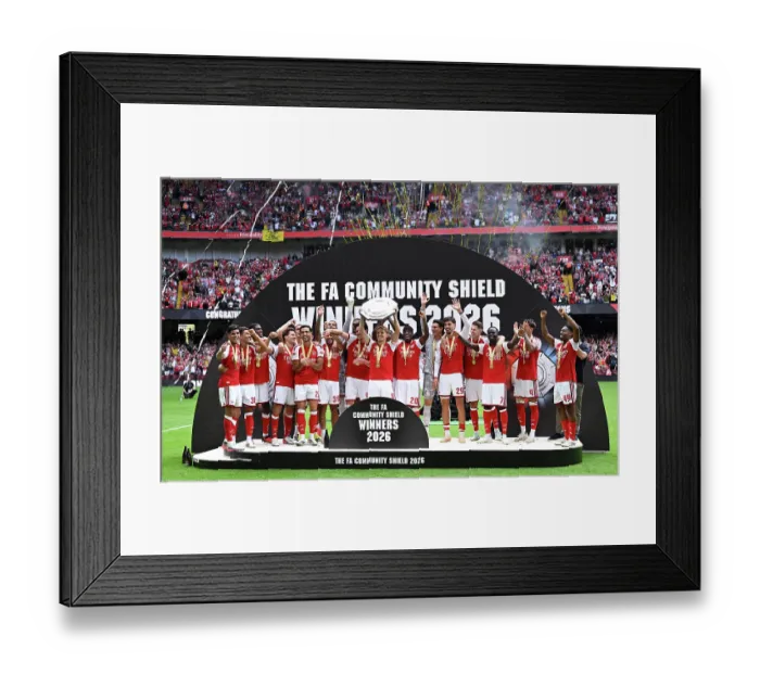 Framed Print : Arsenal v Manchester City - 2026 FA Community Shield Framed Print : Arsenal v Manchester City - 2026 FA Community Shield