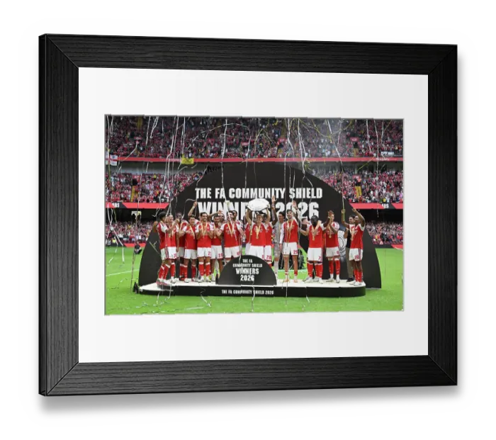 Framed Print : Arsenal v Manchester City - 2026 FA Community Shield Framed Print : Arsenal v Manchester City - 2026 FA Community Shield