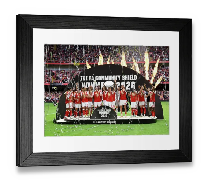 Framed Print : Arsenal v Manchester City - 2026 FA Community Shield Framed Print : Arsenal v Manchester City - 2026 FA Community Shield
