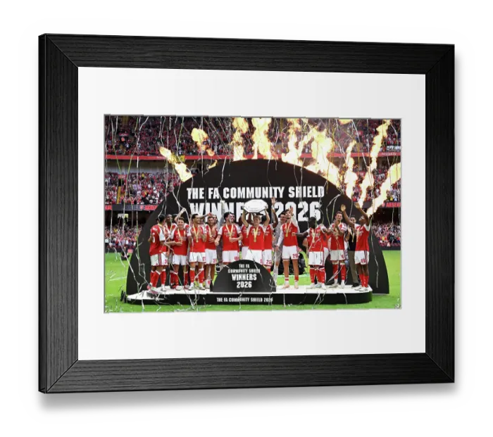 Framed Print : Arsenal v Manchester City - 2026 FA Community Shield Framed Print : Arsenal v Manchester City - 2026 FA Community Shield