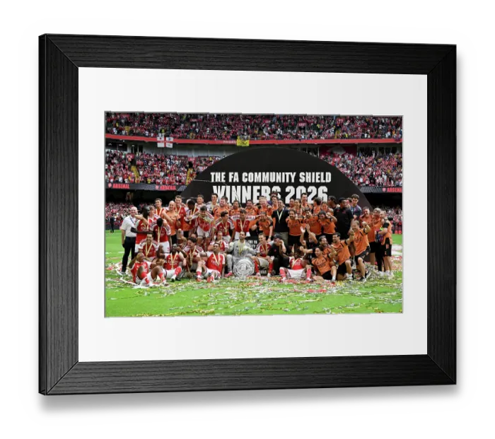 Framed Print : Arsenal v Manchester City - 2026 FA Community Shield