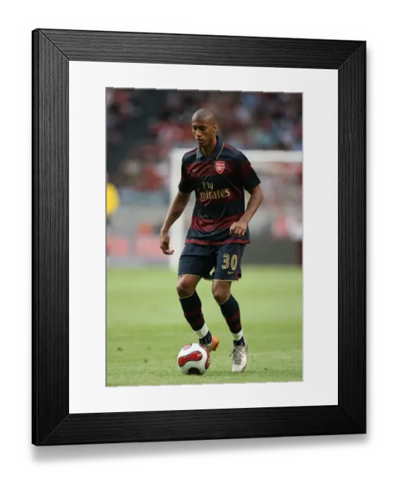 Framed Print : Armand Traore's Breakthrough: Arsenal's 2-1 Win Against Lazio at Amsterdam ArenA (2007)