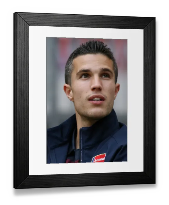 Framed Print : Robin van Persie in Action: Arsenal's Win Against Lazio at the Amsterdam Tournament, 2007 Framed Print : Robin van Persie in Action: Arsenal's Win Against Lazio at the Amsterdam Tournament, 2007