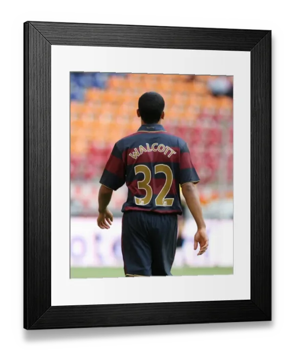 Framed Print : Theo Walcott's Thriller: Arsenal's Winning Goal Against Lazio at Amsterdam ArenA (2007) Framed Print : Theo Walcott's Thriller: Arsenal's Winning Goal Against Lazio at Amsterdam ArenA (2007)