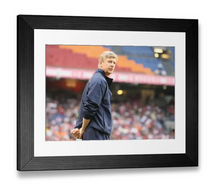 Framed Print : Arsene Wenger and Arsenal Triumph: 2-1 over Lazio at Amsterdam ArenA Framed Print : Arsene Wenger and Arsenal Triumph: 2-1 over Lazio at Amsterdam ArenA