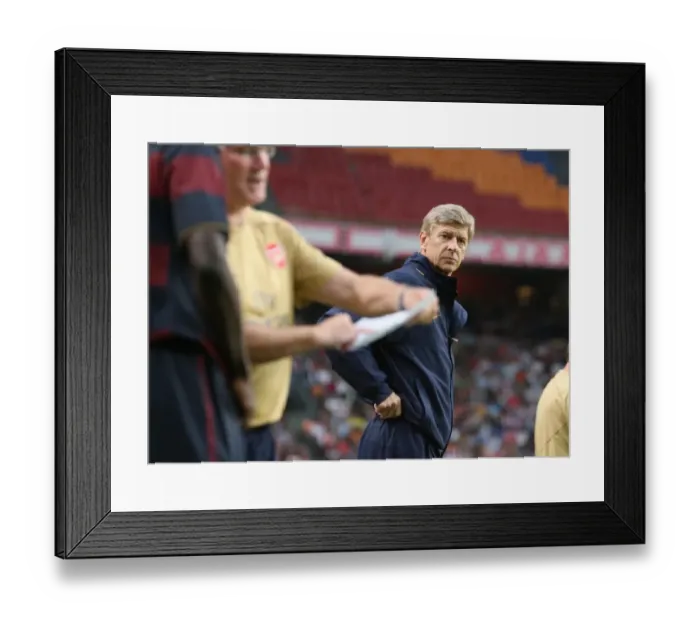 Framed Print : Arsene Wenger's Arsenal: 2-1 Amsterdam Tournament Victory over Lazio