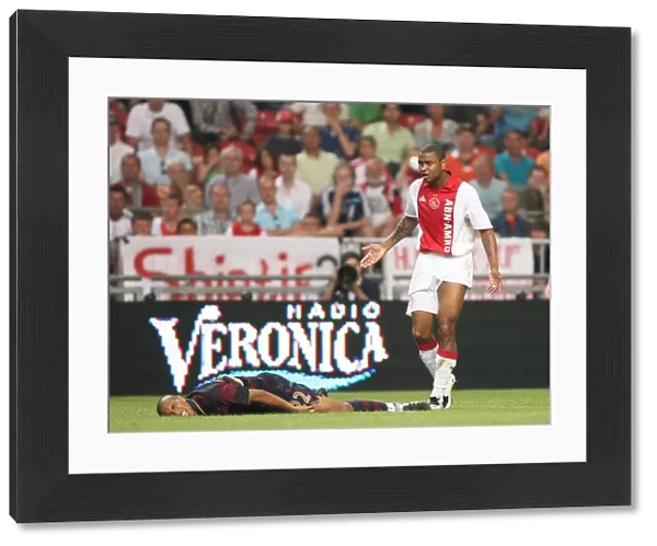 Injured Gael Clichy (Arsenal) and Ajax defender Colin