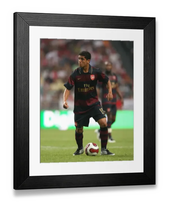 Framed Print : Denilson's Victory: Arsenal's 1-0 Win Over Ajax at ArenA, Amsterdam (April 8, 2007)