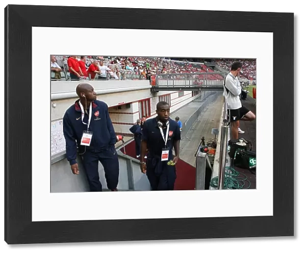 Johan Djourou and Abu Diaby (Arsenal)