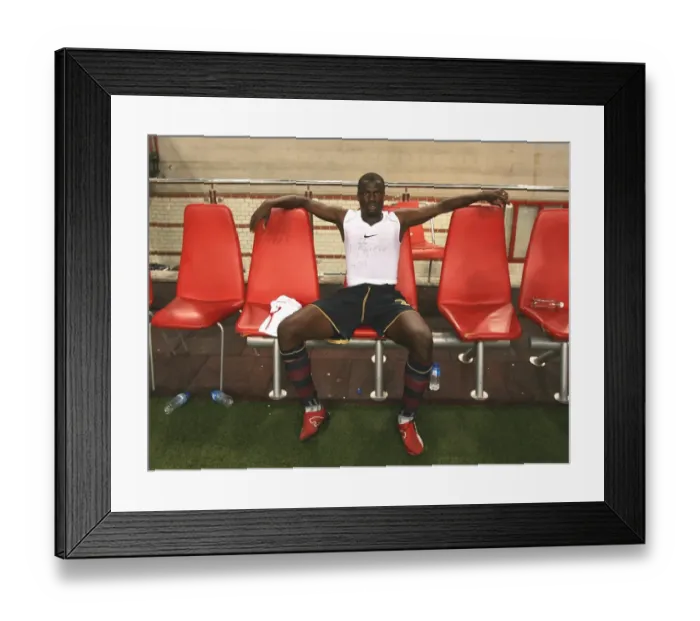 Framed Print : Manu Eboue's Victory: Arsenal at Ajax, 4 / 8 / 07 (1-0) Framed Print : Manu Eboue's Victory: Arsenal at Ajax, 4 / 8 / 07 (1-0)