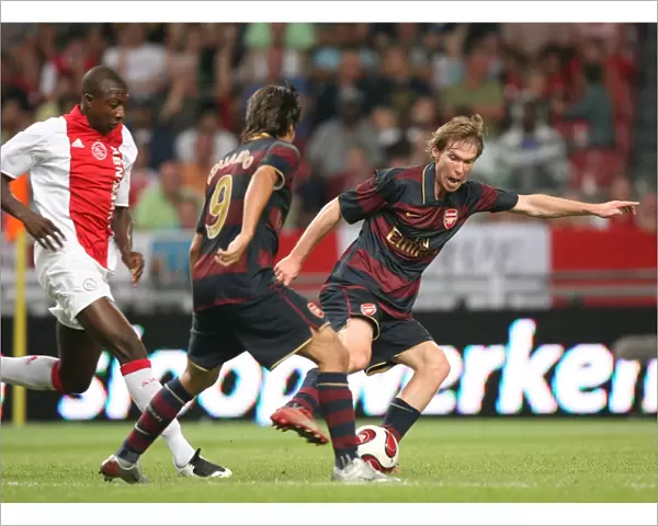 Alex Hleb and Tomas Rosicky (Arsenal)