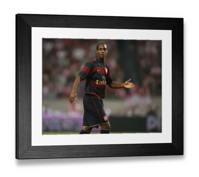 Framed Print : Justin Hoyte's Victory: Arsenal at Ajax, 4 / 8 / 07 (1-0)