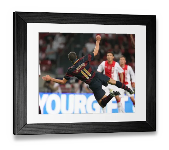 Framed Print : Robin van Persie's Debut Goal: Arsenal's Historic 1-0 Win Over Ajax, Amsterdam (2007) Framed Print : Robin van Persie's Debut Goal: Arsenal's Historic 1-0 Win Over Ajax, Amsterdam (2007)