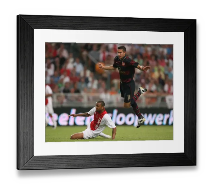 Framed Print : Van Persie's Debut: Arsenal Triumphs Over Ajax 1-0 at ArenA, Amsterdam (April 8, 2007) Framed Print : Van Persie's Debut: Arsenal Triumphs Over Ajax 1-0 at ArenA, Amsterdam (April 8, 2007)